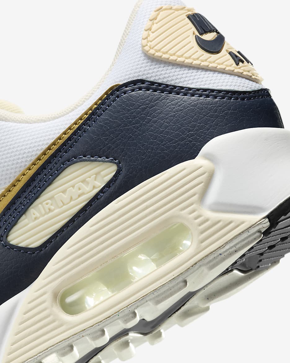 Nike air max 90 premium gold best sale